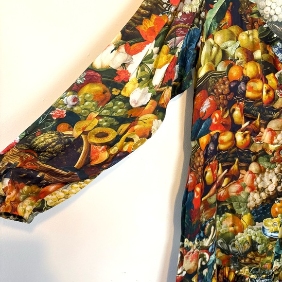 Samantha Pleet banquet dress in harvest print - Picture 11 of 13